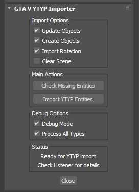 YTYP Importer for 3DsMax 1.0