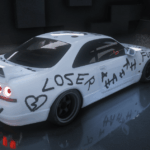 1995 Nissan Skyline GT-R R33 V-Spec - Spray paint breakup livery