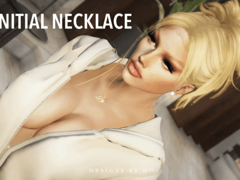 Initial Name Necklace for MP Female