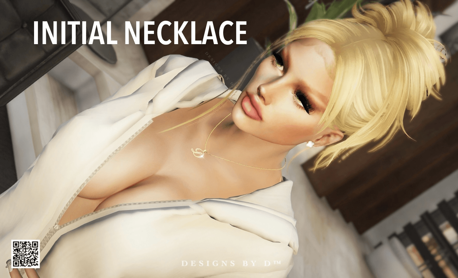 Initial Name Necklace for MP Female