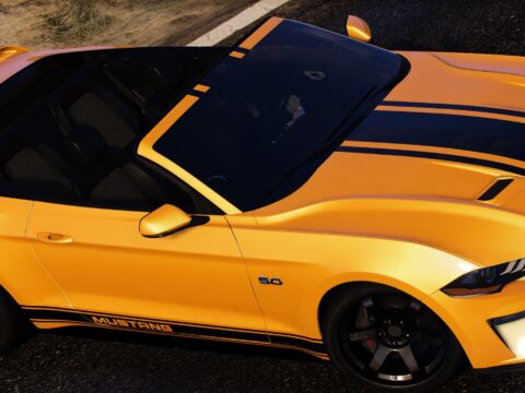 2019 Ford Mustang GT Convertible [Add-On / FiveM | Animated Roof]
