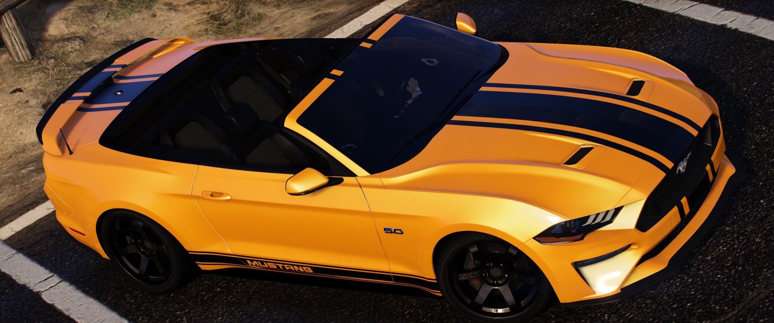 2019 Ford Mustang GT Convertible [Add-On / FiveM | Animated Roof]