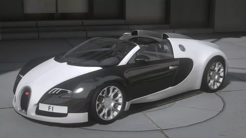 2011 Bugatti Veyron With F1 Plates
