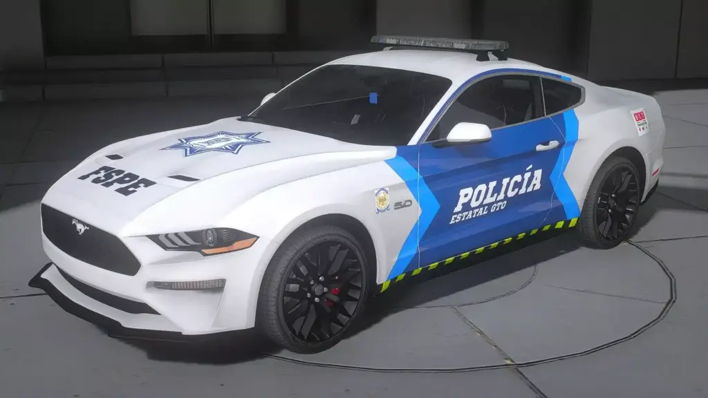 2018 Ford Mustang Policía estatal Guanajuato Mx