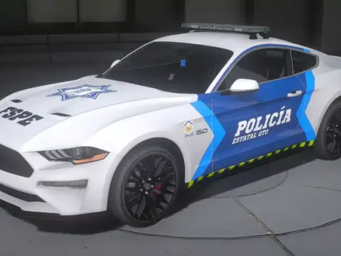 2018 Ford Mustang Policía estatal Guanajuato Mx