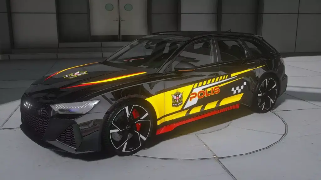 Audi RS6 Polis Black Ops