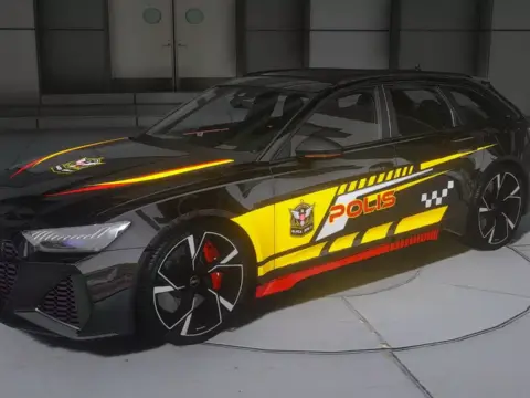 Audi RS6 Polis Black Ops