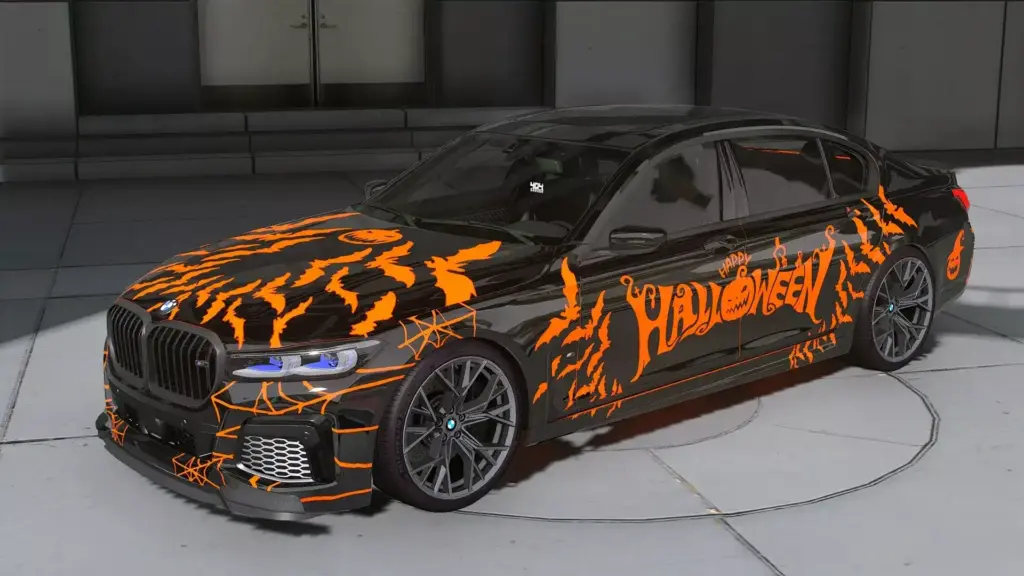 BMW M7 Happy Halloween