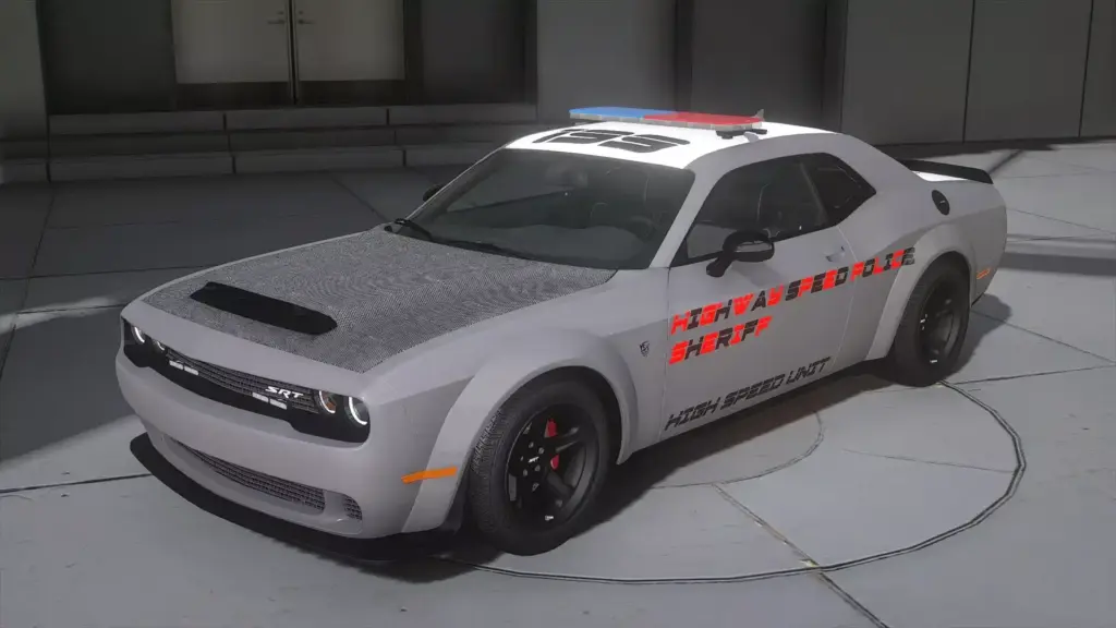 Dodge Challenger SRT Demon Highspeed Unit