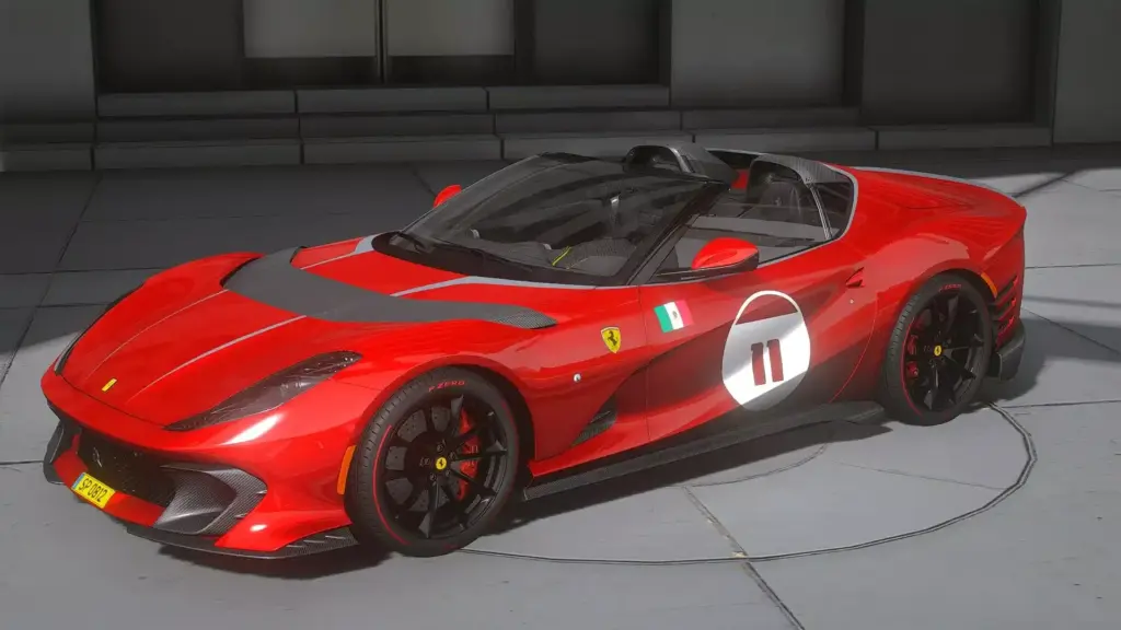 Ferrari 812 Competizione Aperta Tailor Made