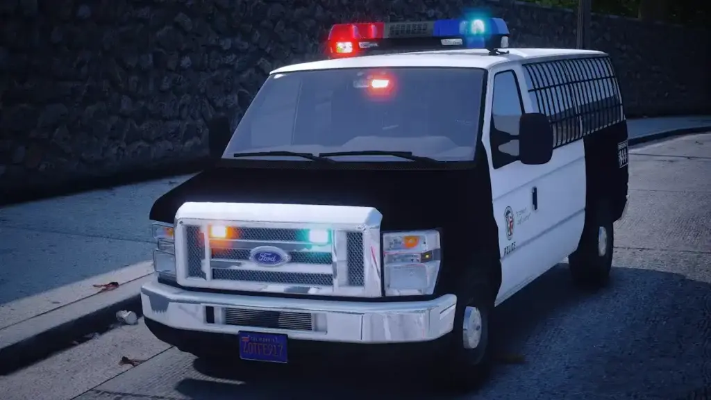 Ford E350 Van Police Transporter