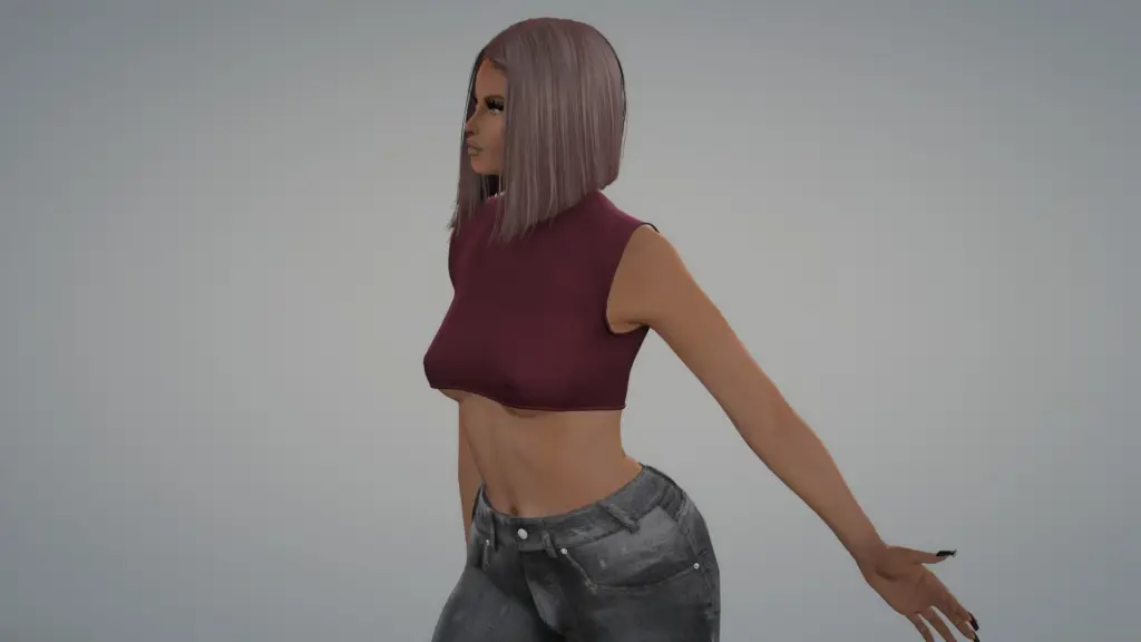 Hailey Top for MP Female 1.0