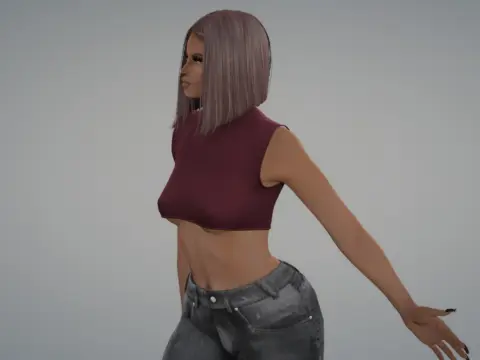 Hailey Top for MP Female 1.0