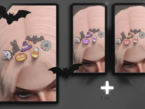 Halloween Hair Clips for MP Female 1.0