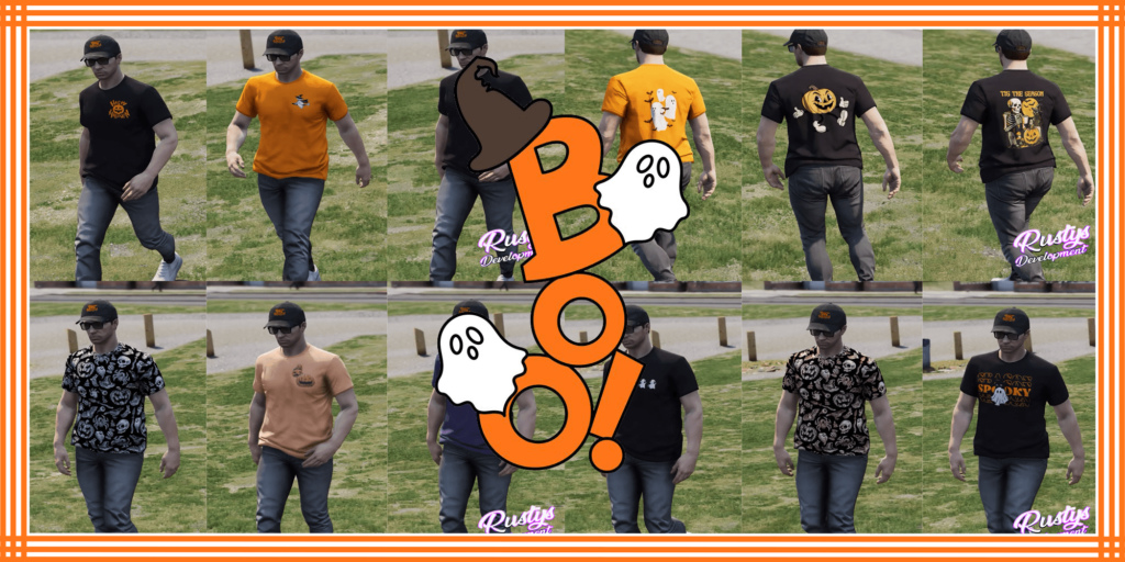 Halloween Spooky Season Clothing Pack [M & F / Add-On / Replace / FiveM] V1.0