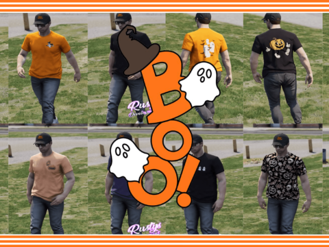Halloween Spooky Season Clothing Pack [M & F / Add-On / Replace / FiveM] V1.0