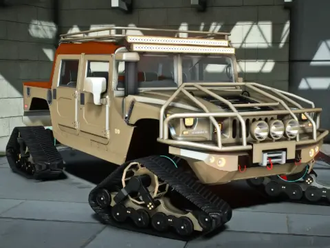 Hummer H1 Snow Run