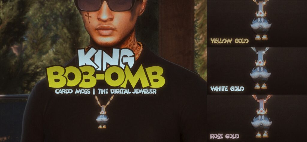 King Bob-Omb Necklace for MP Male 1.0