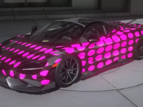 McLaren 765LT Pink Abstraction