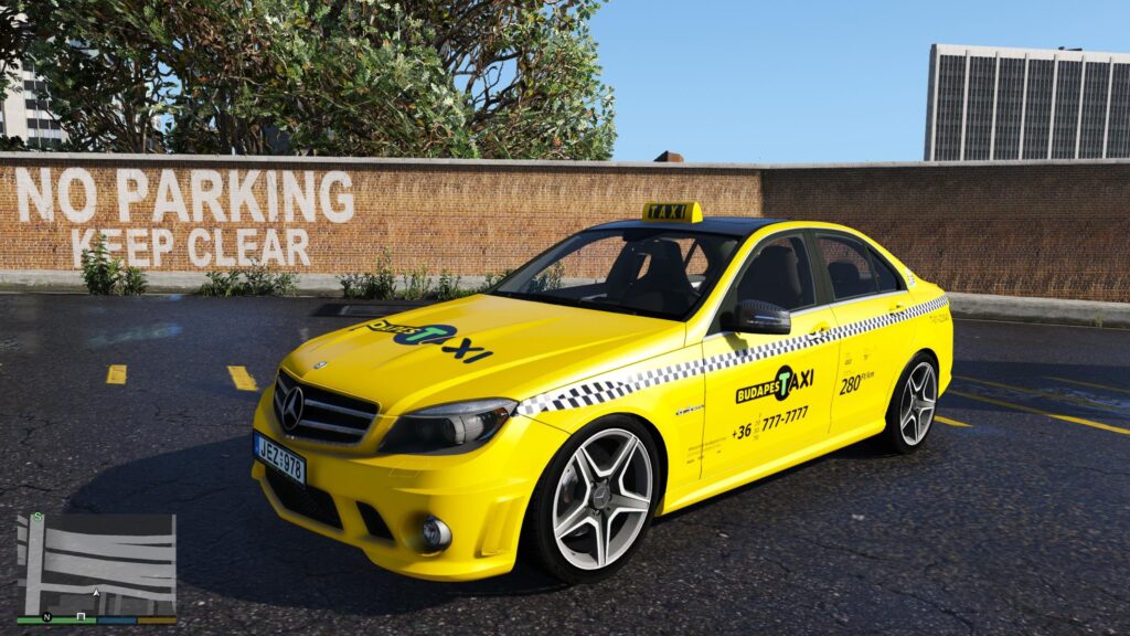 Mercedes-Benz C63 AMG Hungarian Taxi