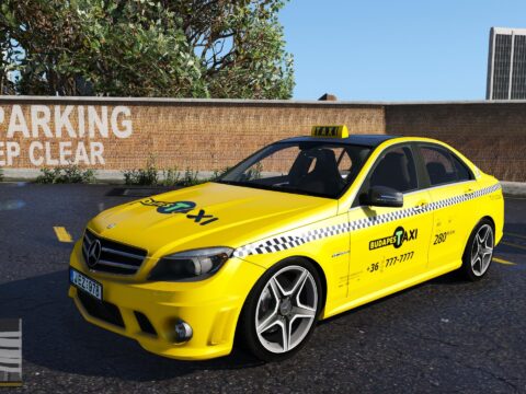 Mercedes-Benz C63 AMG Hungarian Taxi