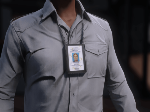 Miami Police Lanyard