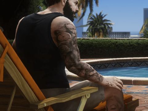 Michael hand tattoos