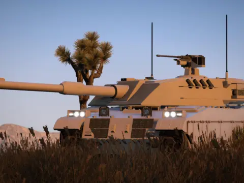 New Enhanced Rhino Tank (Retextured, Better weapons, model adjustments) V1.0