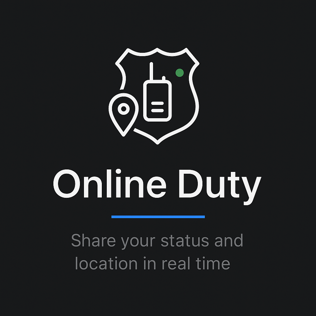 Online Duty - Live Player Updates, Location & Chat System V1.6