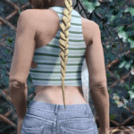 Striped U-Neck Crop Top 1.03
