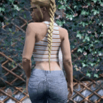 Striped U-Neck Crop Top 1.04
