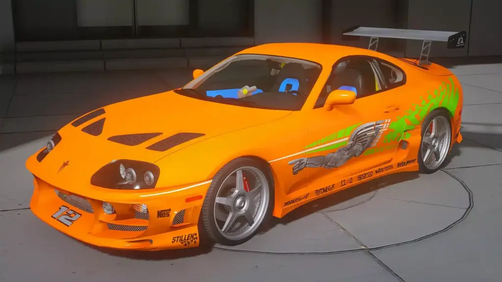 Toyota Supra MK4 from the movie Fast and Furious