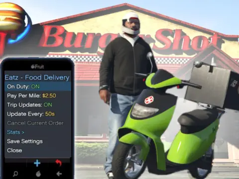 Uber Eats Driver Mod (Eatz Food Delivery) V1.0
