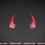 Horns with flowers for MP Female