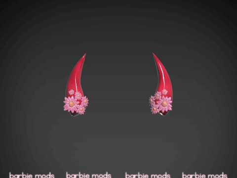 Horns with flowers for MP Female
