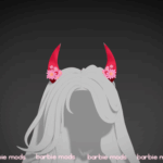 Horns with flowers for MP Female