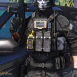 Police tactical vest for MP Male