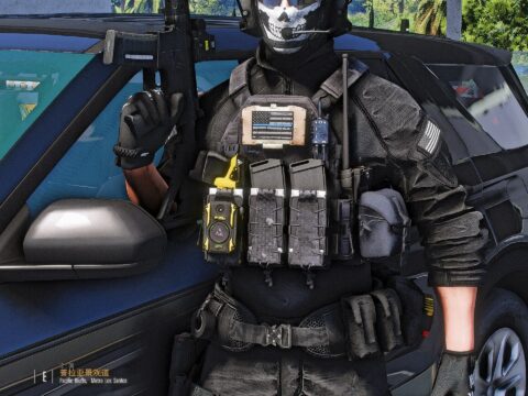 Police tactical vest for MP Male