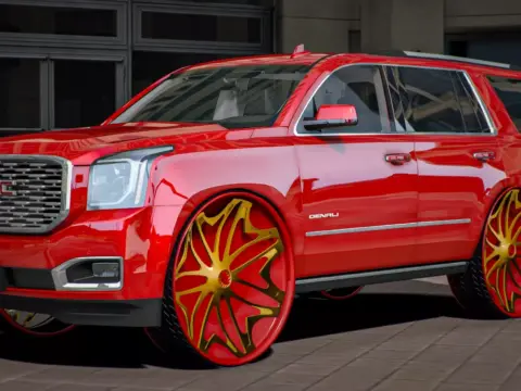 2019 GMC Yukon Donk on Floats