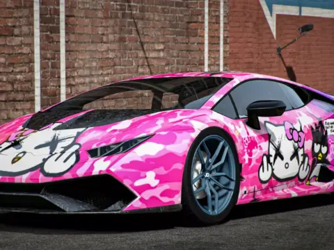 2020 Lamborghini Huracan Hello Kitty Twin Turbo