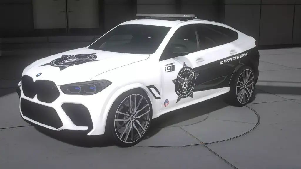 2022 BMW X6M Police
