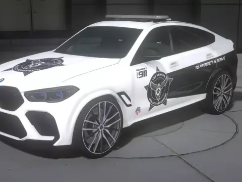 2022 BMW X6M Police