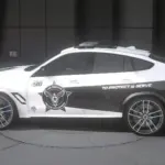 2022 BMW X6M Police2