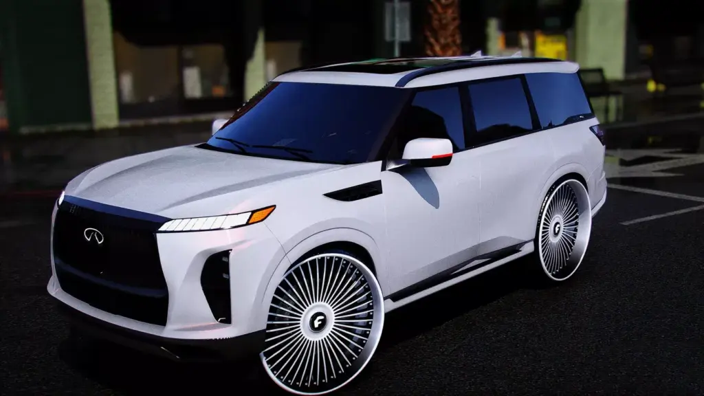 2025 Infiniti QX80 On 30 Forgiatos With Animated Sunroof