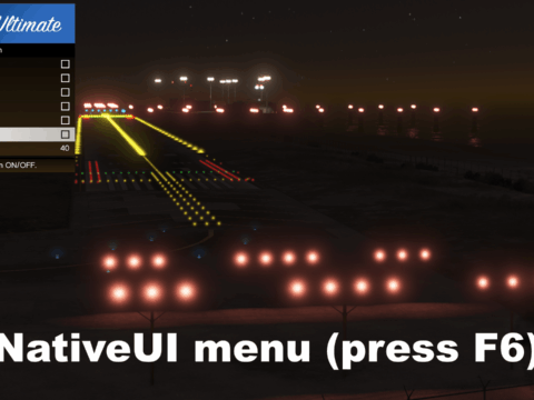 ALSF-2 sequenced flashing lights (SFL) | (Menyoo, YMAP, NativeUI) V2.0