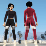 Athletic-V Mp Female Ped Beta with Physics Leggings Top Spandex