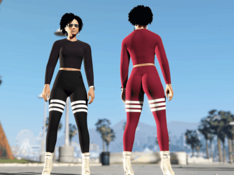 Athletic-V Mp Female Ped Beta with Physics Leggings Top Spandex