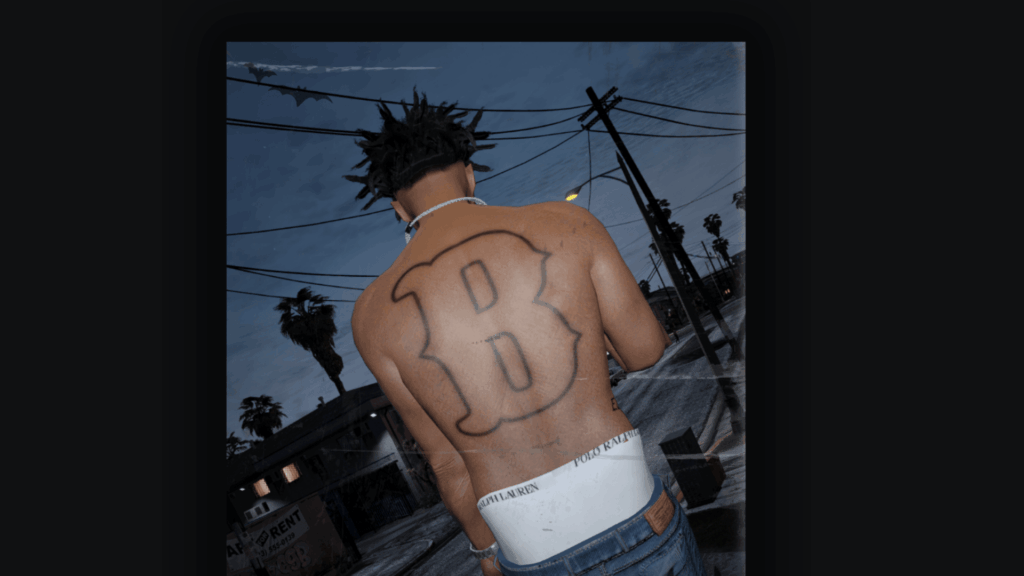 B back Tattoo for MP Male 0.1