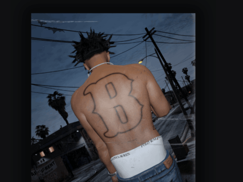 B back Tattoo for MP Male 0.1