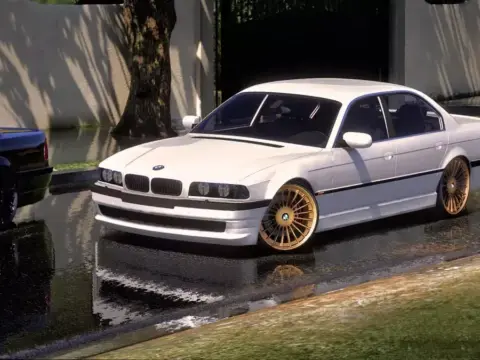 BMW E38 750i Stance